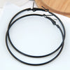 Women's Alloy Geometric Round Metal Circle Electroplated Earrings Inlaid With Artificial And Semiprecious Stones