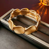 Women's Alloy Geometric Round Stitching Metal Electroplating Bracelet Jewelry