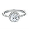 Women's Alloy Geometric Star Pattern Diamond Style Ring With Simple Elegant Design And Non Fading Finish