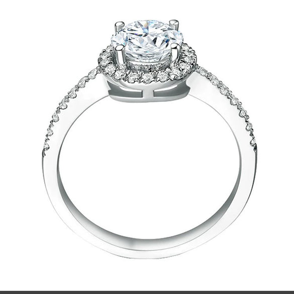 Women's Alloy Geometric Star Pattern Diamond Style Ring With Simple Elegant Design And Non Fading Finish