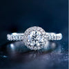 Women's Alloy Geometric Star Pattern Diamond Style Ring With Simple Elegant Design And Non Fading Finish