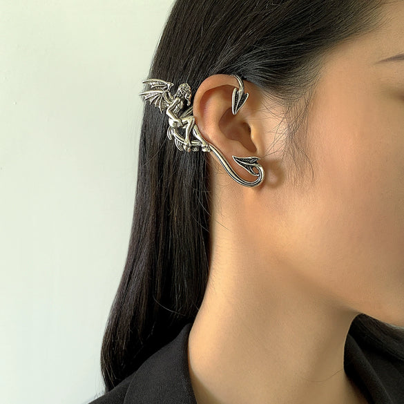 Women's Alloy Geometric Style Electroplated Earring Ear Hanging Ear Clip Ear Bone Clip