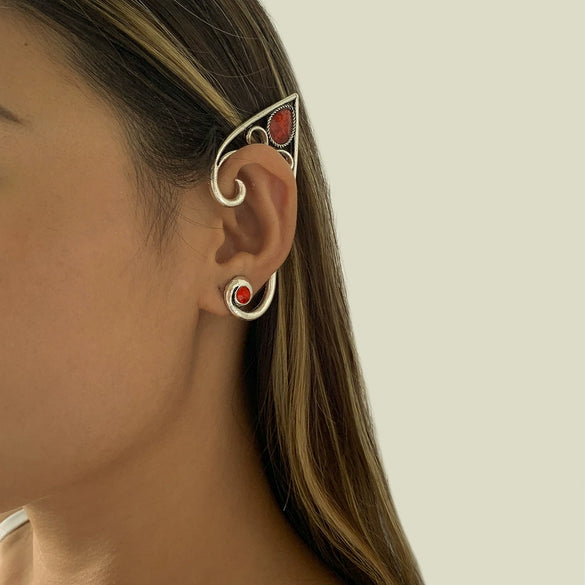 Women's Alloy Geometric Style Electroplated Earring Ear Hanging Ear Clip Ear Bone Clip