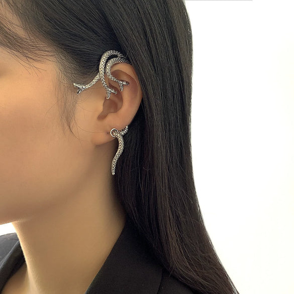 Women's Alloy Geometric Style Electroplated Earring Ear Hanging Ear Clip Ear Bone Clip