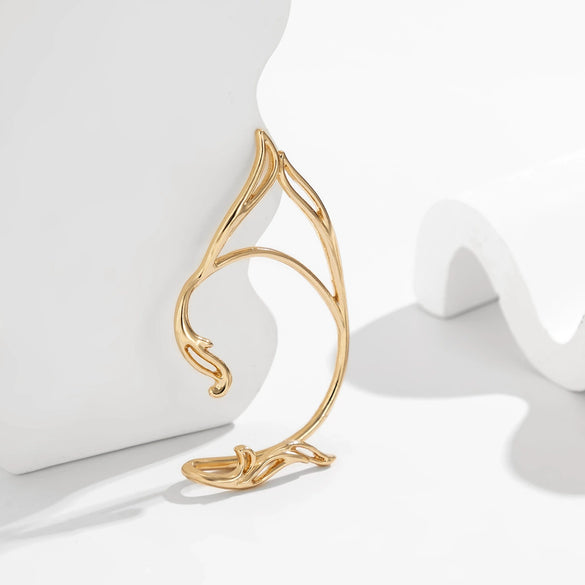 Women's Alloy Geometric Style Electroplated Earring Ear Hanging Ear Clip Ear Bone Clip