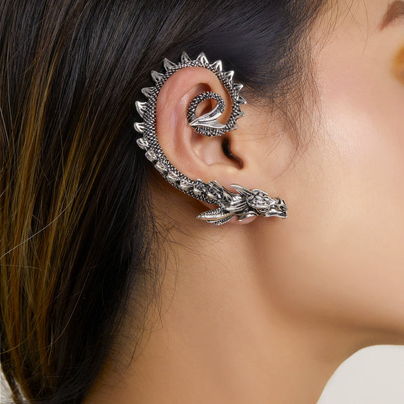 Women's Alloy Geometric Style Electroplated Earring Ear Hanging Ear Clip Ear Bone Clip