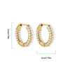 Women's Alloy Geometric Style Electroplated Earring Jewelry