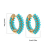 Women's Alloy Geometric Style Electroplated Earring Jewelry