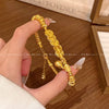 Women's Alloy Geometric Style Electroplating Wrapped Gourd Bracelet
