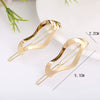 Women's Alloy Geometric Triangular Dripping Round Rectangular Side Clip Hair Accessories