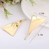 Women's Alloy Geometric Triangular Dripping Round Rectangular Side Clip Hair Accessories