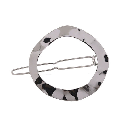 Women's Alloy Geometric Triangular Dripping Round Rectangular Side Clip Hair Accessories