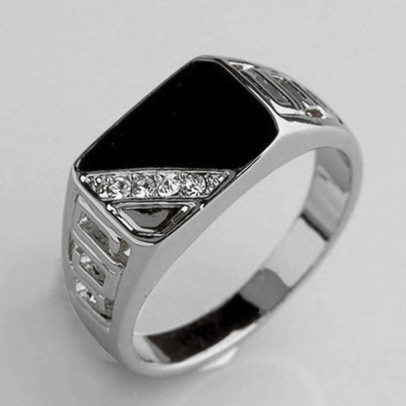 Women's Alloy Geometric Zirconia Ring Fashion Jewelry