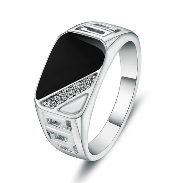 Women's Alloy Geometric Zirconia Ring Fashion Jewelry