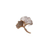 Women's Alloy Ginkgo Leaf Flower Minimalist Antiexposure Electroplated Brooch