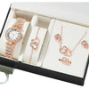 Women's Alloy Glass Quartz Business Style Round Dial Watch