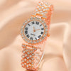 Women's Alloy Glass Quartz Business Style Round Dial Watch