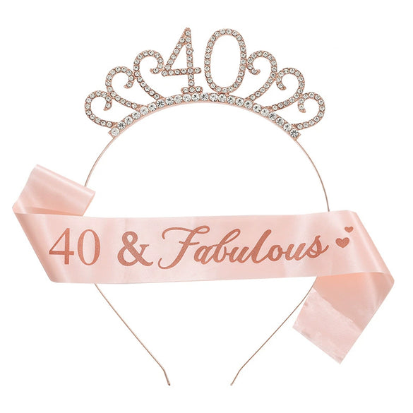 Women's Alloy Hair Band Shoulder Strap Set With Electroplating Letters Numbers Text Style