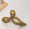 Women's Alloy Hair Clip With Painting Treatment Jellycolored Bow Claw Design