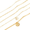 Women’s Alloy Hammered Round Pendant Necklace With Electroplated Finish And Layered Geometric Collarbone Chain Style