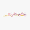 Women's Alloy Handmade Light Luxury Style Rhinestone Hairpin Side Clip With Double Clip Bow Design
