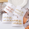 Women's Alloy Handmade Light Luxury Style Rhinestone Hairpin Side Clip With Double Clip Bow Design