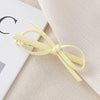 Women's Alloy Handmade Princess Style Colorful Bow Side Hairpin Clip