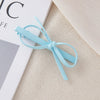 Women's Alloy Handmade Princess Style Colorful Bow Side Hairpin Clip
