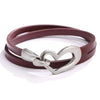 Women's Alloy Heart Shaped Electroplated Bracelet