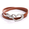 Women's Alloy Heart Shaped Electroplated Bracelet