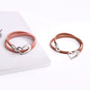 Women's Alloy Heart Shaped Electroplated Bracelet