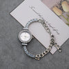 Women's Alloy Heartshaped And Oval Quartz Bracelet Watch Elegant Fashion Leisure Style