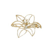 Women's Alloy Hollow Lily Brooch Electroplating Highend Light Luxury Design