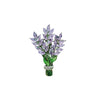 Women's Alloy Lavender Flower Brooch With Electroplating And Minimalist Design
