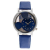 Women's Alloy Leather Belt Quartz Watch With Circular Dial And Fashion Style