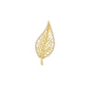 Women's Alloy Leaves Antiexposure Brooch Electroplated Fashion Decoration