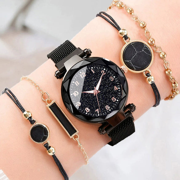 Women's Alloy Leisure Round Dial Watch