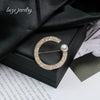 Women's Alloy Letter Brooch With Electroplating Treatment