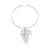 Women's Alloy Long Collar With Flower Pattern Fashion Style