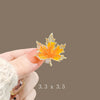 Women's Alloy Maple Leaf Vintage Electroplated Brooch High Grade Accessory
