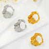 Women's Alloy Metal Geometric Style Electroplated Earrings