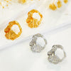 Women's Alloy Metal Geometric Style Electroplated Earrings