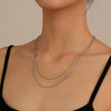 Women's Alloy Multilayer Gold Chain Necklace Geometric Punk Hip Hop Style Electroplated