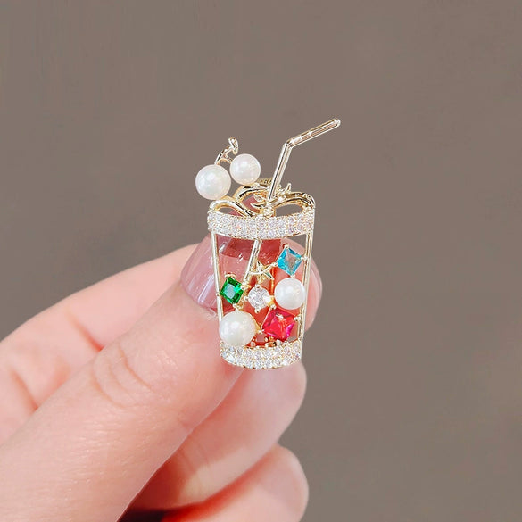 Women's Alloy Natural Flower Pattern Electroplated Antiexposure Brooch