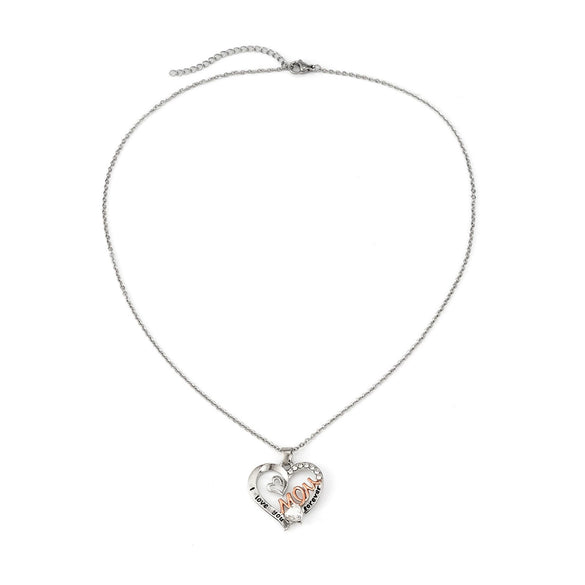 Women's Alloy Necklace Geometric Shape Electroplated With Heart And Star Patterns
