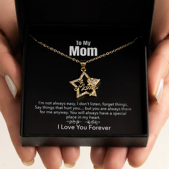 Women's Alloy Necklace Geometric Shape Electroplated With Heart And Star Patterns