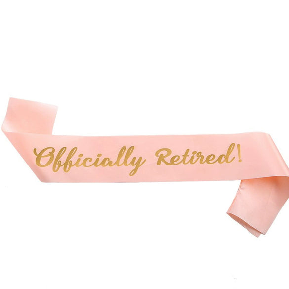Women's Alloy Party Supplies With Letter Print And Bronzing Electroplating