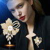 Women's Alloy Pearl Brooch Electroplated Luxury Elegant Accessory