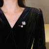 Women's Alloy Pearl Flower Design Brooch With Electroplating