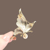 Women's Alloy Pearl Smart Butterfly Brooch With Electroplating